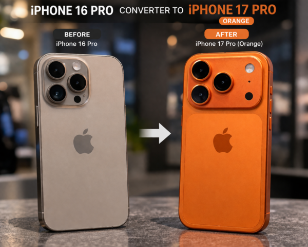 convert iphone 16 pro to 17 pro with BBM CONVERTER (AG GLASS)